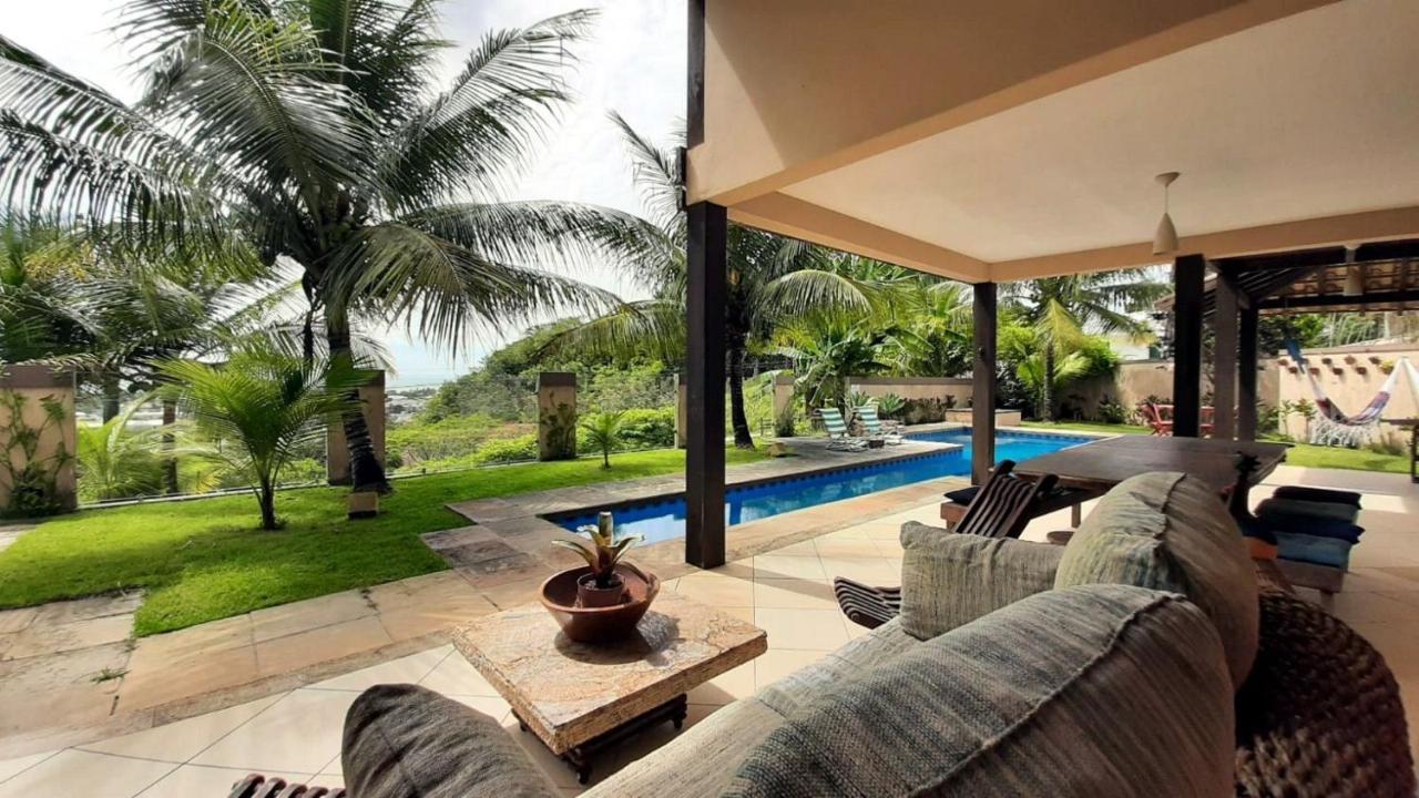 Casa dos Jacarandás com 4 quartos com vista para o mar Porto Seguro Exterior foto